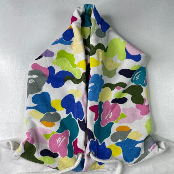 BAPE Multi Camo Pullover Hoodie Women’s XS - Picture 3 of 8